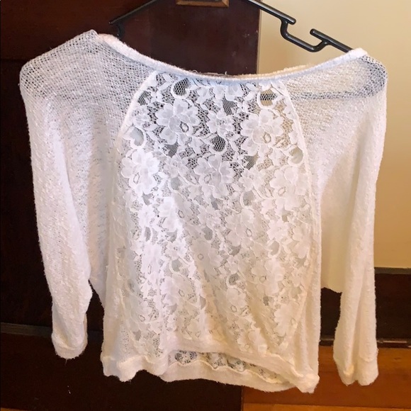 Lace white top - Picture 2 of 2